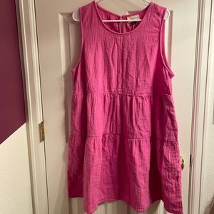 Women’s Gauze Tiered Tank Dress-Universal Thread